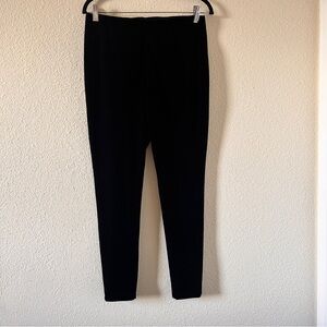 Chico’s Velvety Valor Skinny Pants Women’s 1 Black Pull On Stretchy Dressy goth